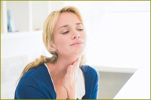 Zapalenie migdałków powoduje powiększenie węzłów chłonnych