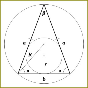 Равнобедренным zwany trójkąt, u którego 2 boki są równe